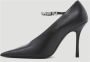 Alexander wang Zwarte Delphine Logo-Lettering Pumps Zwart Dames - Thumbnail 4