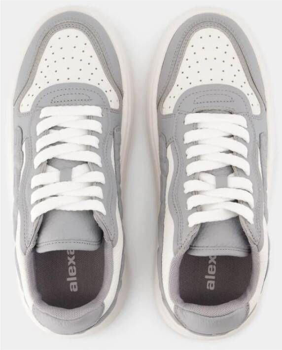 Alexander Wang Grijze Leren Puff Sneakers