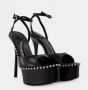 Alexander wang Pumps & high heels Nova 145 Sandals Leather _ Black in zwart - Thumbnail 2