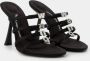 Alexander wang Kristalversierde Nala Mules Black Dames - Thumbnail 4