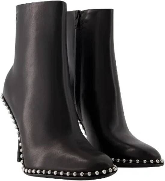alexander wang Leather boots Black Dames