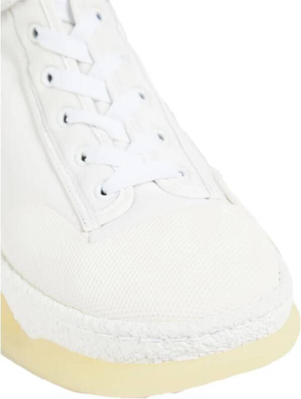 Alexander Wang Logo Mid-Top Witte Sneakers