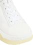 Alexander Wang Logo Mid-Top Witte Sneakers - Thumbnail 2