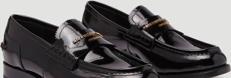 alexander wang Logo Slip-on Schoenen Black Dames