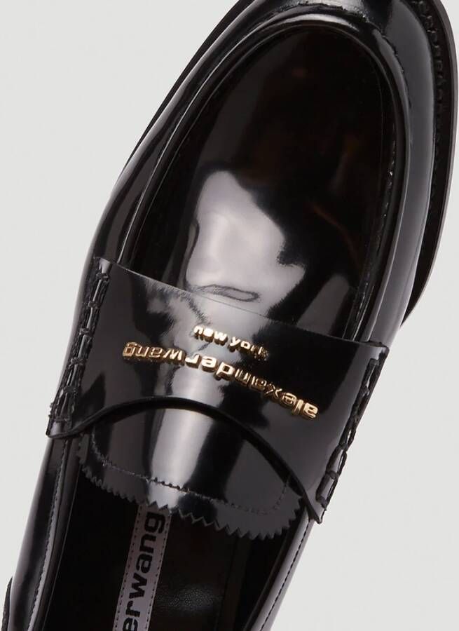 alexander wang Logo Slip-on Schoenen Black Dames