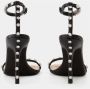 Alexander wang Nicki 105 Sandalen Leer Zwart Black Dames - Thumbnail 3