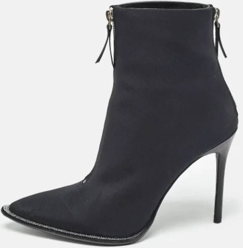 Alexander Wang Pre-owned Canvas boots Black Dames