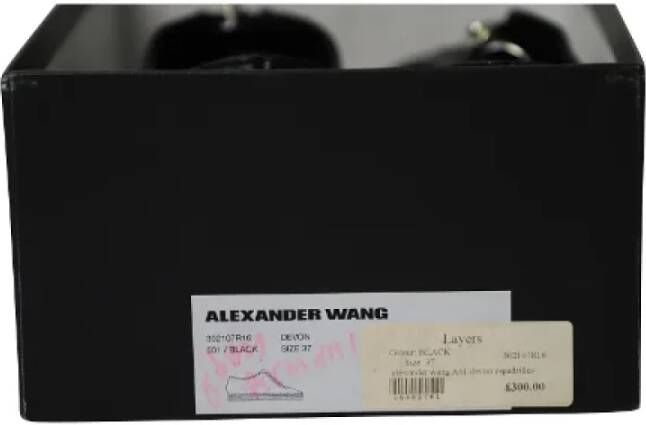 Alexander Wang Pre-owned Leather espadrilles Black Dames