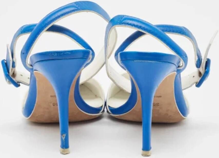 Alexander Wang Pre-owned Leather heels Blue Dames