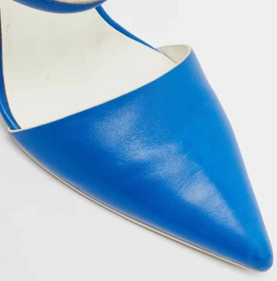 Alexander Wang Pre-owned Leather heels Blue Dames