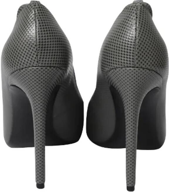 Alexander Wang Pre-owned Leather heels Gray Dames