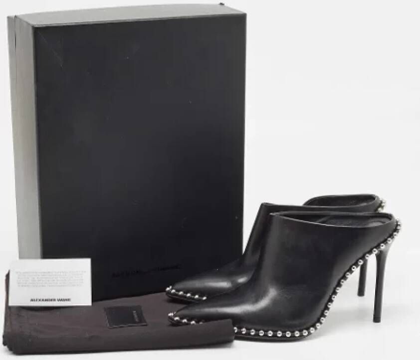 Alexander Wang Pre-owned Leather mules Black Dames