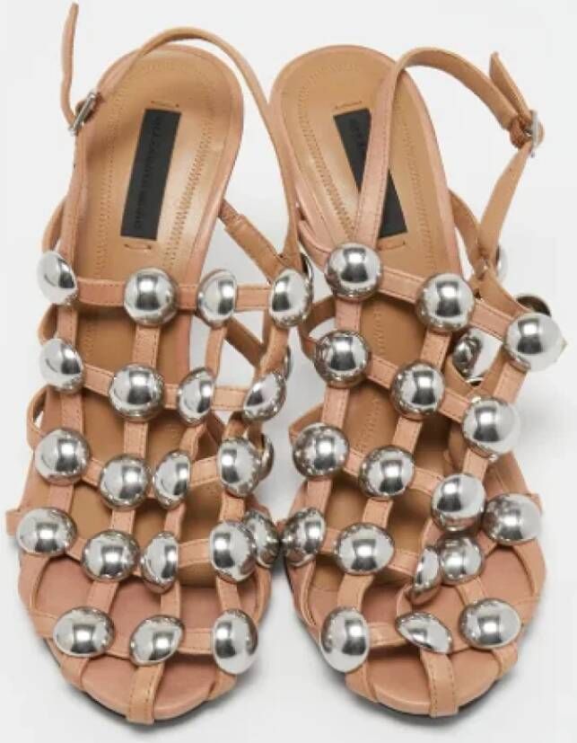 Alexander Wang Pre-owned Leather sandals Beige Dames