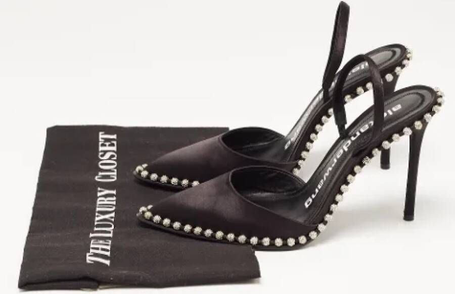 Alexander Wang Pre-owned Satin heels Black Dames
