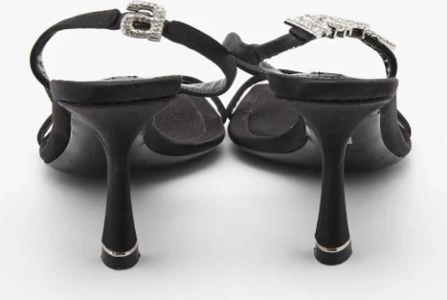 Alexander Wang Pre-owned Satin sandals Black Dames