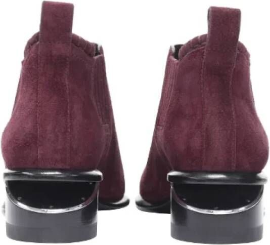 Alexander Wang Pre-owned Suede boots Brown Dames