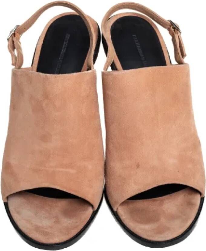 Alexander Wang Pre-owned Suede sandals Beige Dames