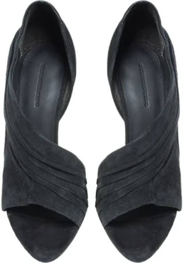 Alexander Wang Pre-owned Suede sandals Black Dames