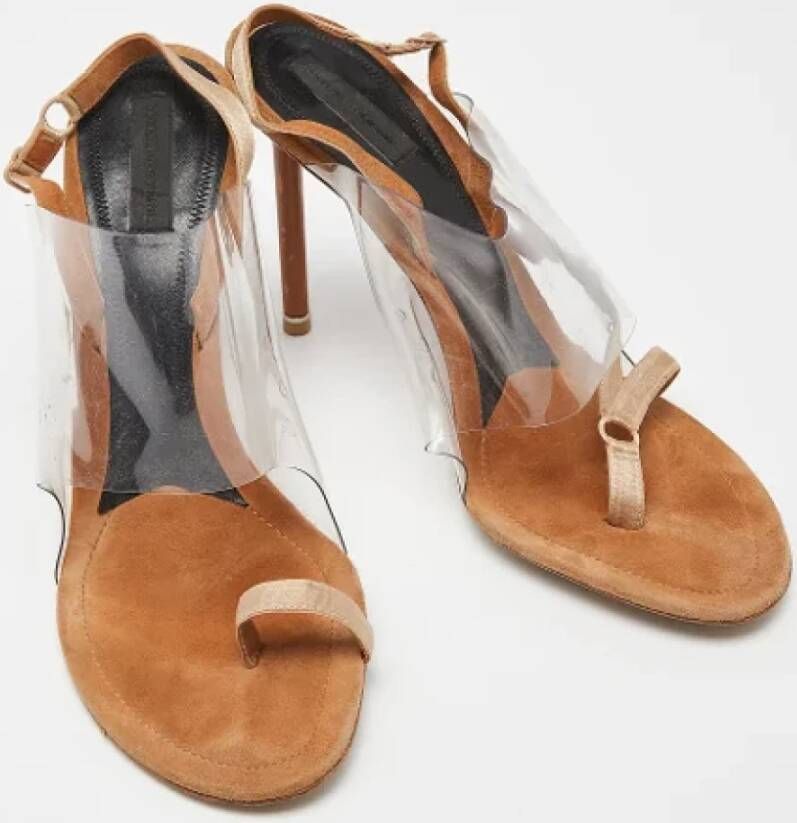 Alexander Wang Pre-owned Suede sandals Brown Dames
