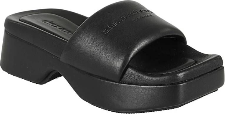 alexander wang Stijlvolle Slide Sandalen Black Dames