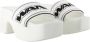 Alexander Wang Witte Webbing Plateau Sandalen - Thumbnail 2