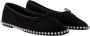 Alexander Wang Zwarte leren ballerina met ballchain detail - Thumbnail 2