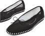Alexander Wang Zwarte Leren Boogdetail Studschoenen - Thumbnail 2