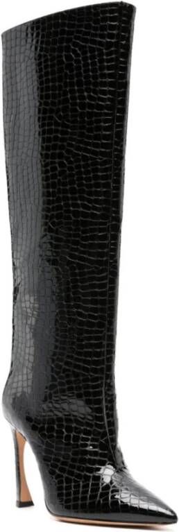 Alexandre Birman Zwarte Patentleren Sandalen Black Dames