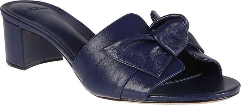 Alexandre Birman Oceana Blokhak Muiltjes Blue Dames