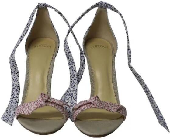 Alexandre Birman Pre-owned Cotton sandals Multicolor Dames
