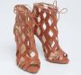 Alexandre Birman Pre-owned Leather boots Brown Dames - Thumbnail 4
