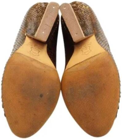 Alexandre Birman Pre-owned Leather heels Brown Dames