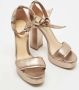 Alexandre Birman Pre-owned Leather sandals Gray Dames - Thumbnail 4