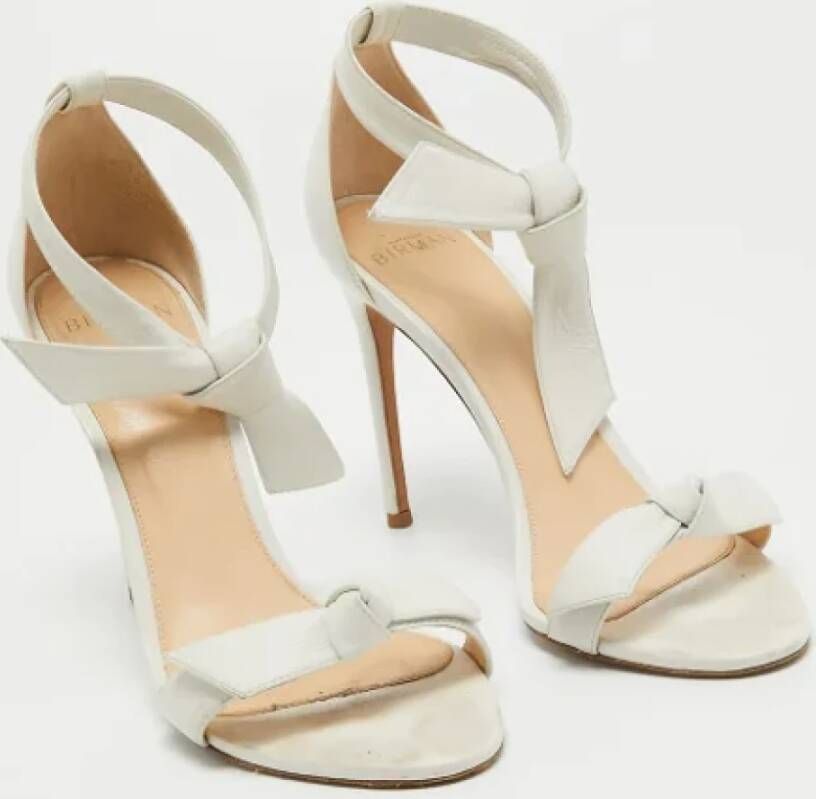 Alexandre Birman Pre-owned Leather sandals White Dames