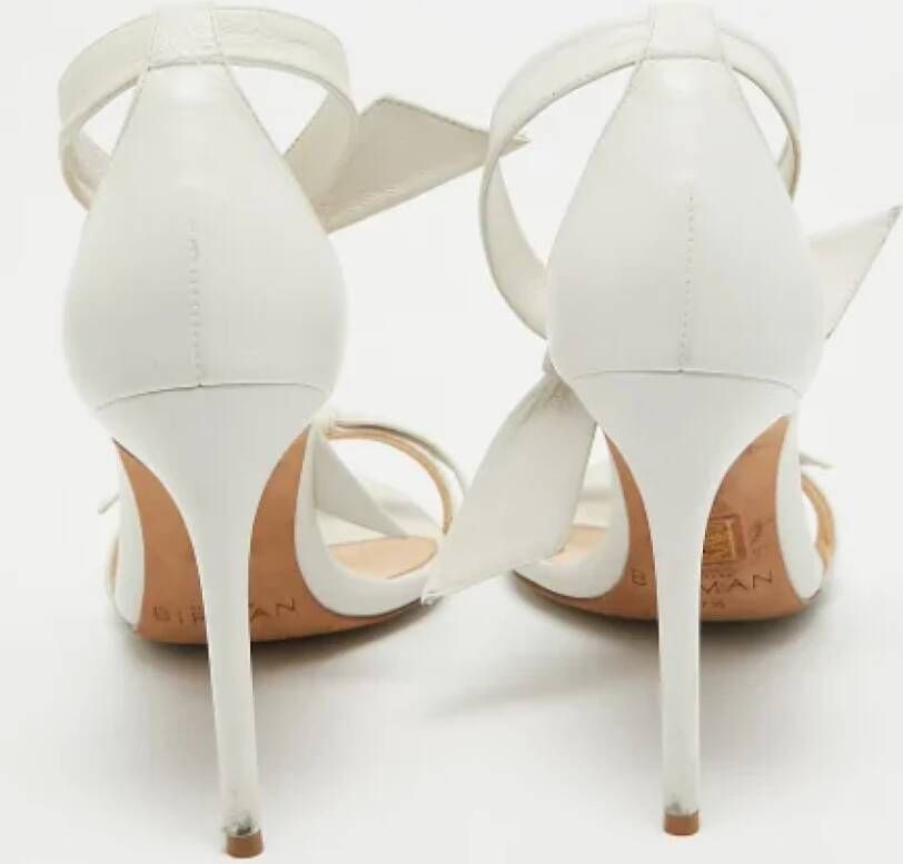 Alexandre Birman Pre-owned Leather sandals White Dames