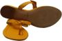 Alexandre Birman Pre-owned Leather sandals Yellow Dames - Thumbnail 6