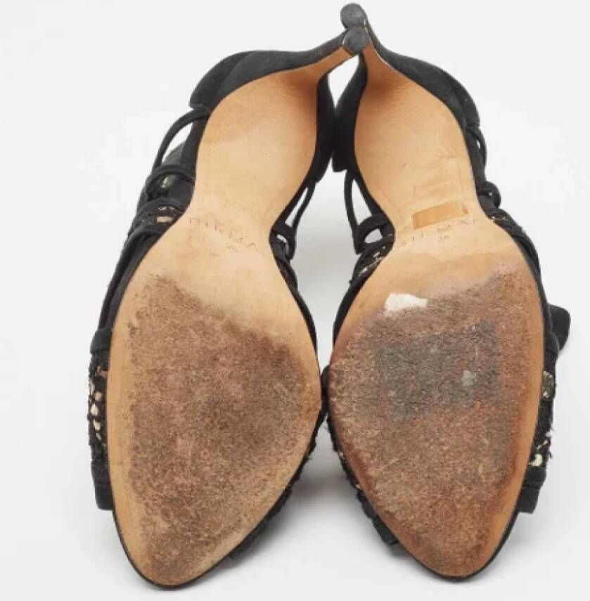 Alexandre Birman Pre-owned Mesh sandals Black Dames