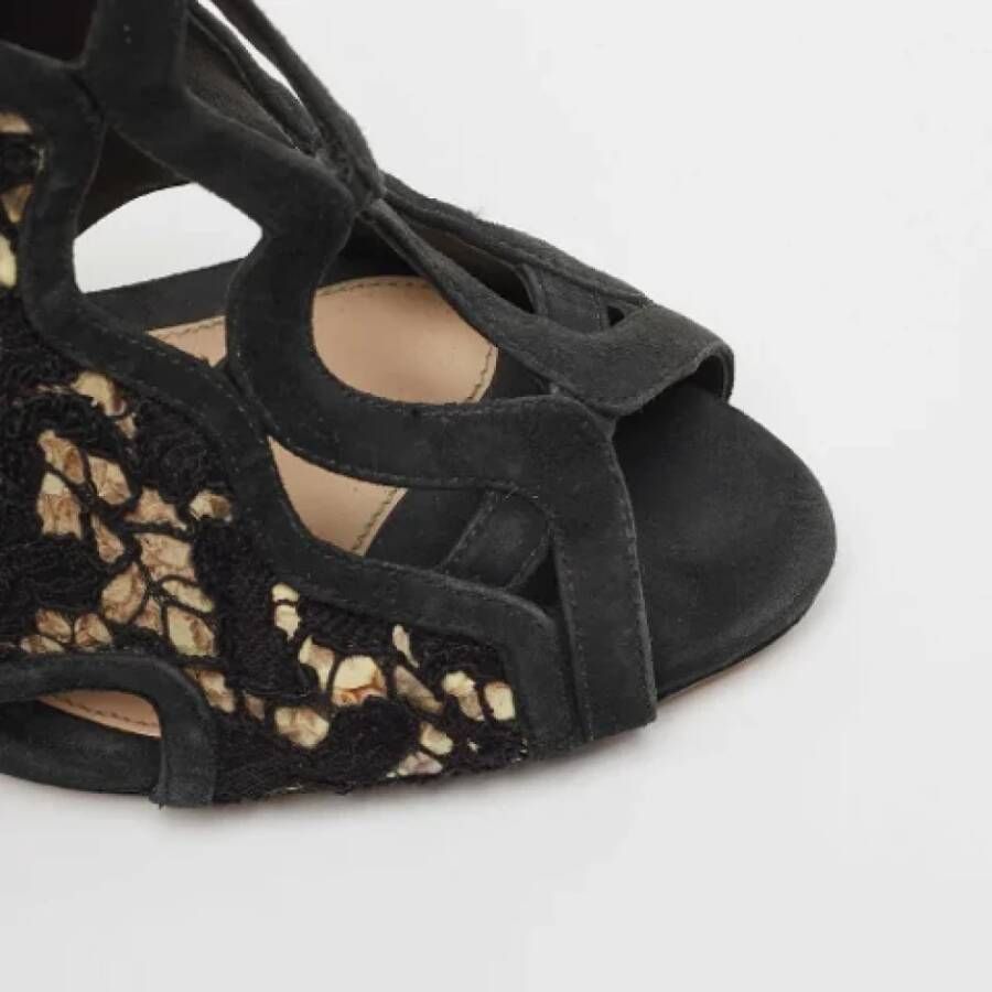 Alexandre Birman Pre-owned Mesh sandals Black Dames