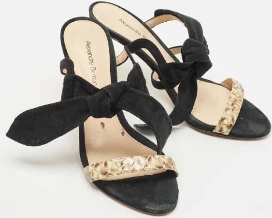 Alexandre Birman Pre-owned Suede sandals Black Dames