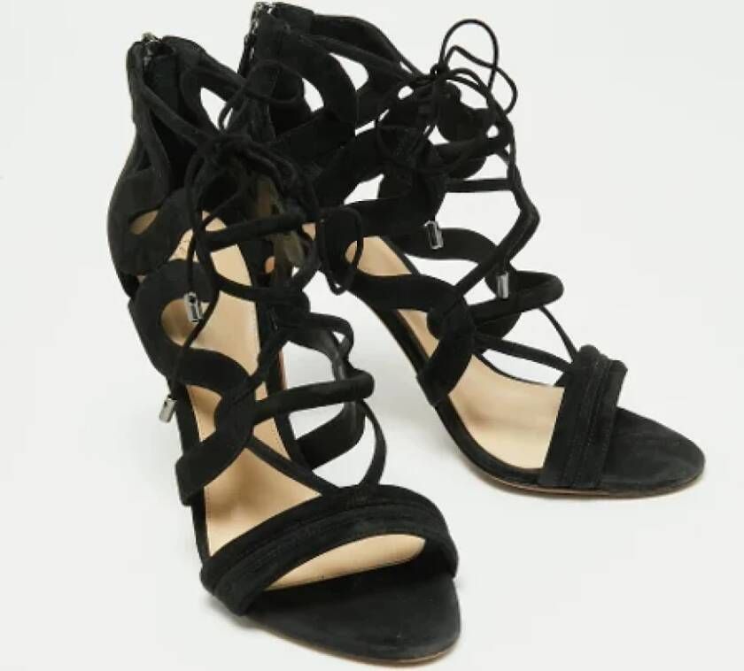 Alexandre Birman Pre-owned Suede sandals Black Dames