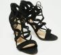 Alexandre Birman Pre-owned Suede sandals Black Dames - Thumbnail 3