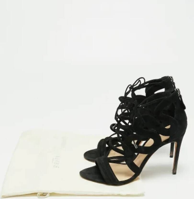 Alexandre Birman Pre-owned Suede sandals Black Dames