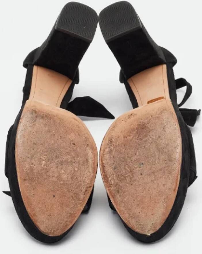 Alexandre Birman Pre-owned Suede sandals Black Dames
