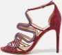 Alexandre Birman Pre-owned Suede sandals Red Dames - Thumbnail 2