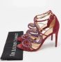 Alexandre Birman Pre-owned Suede sandals Red Dames - Thumbnail 9