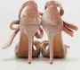 Alexandre Birman Pre-owned Velvet sandals Pink Dames - Thumbnail 5