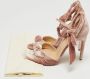 Alexandre Birman Pre-owned Velvet sandals Pink Dames - Thumbnail 9