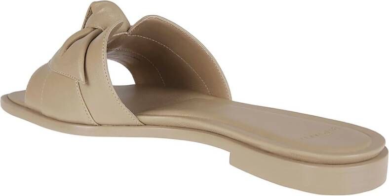 Alexandre Birman Vierkante Platte Sandalen Beige Dames