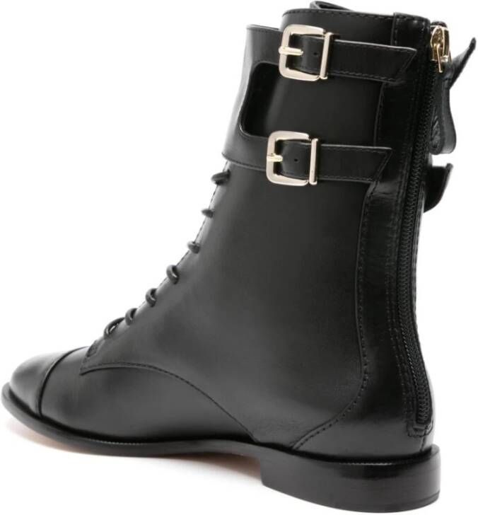 Alexandre Birman Zwarte Nappa Charme Black Dames