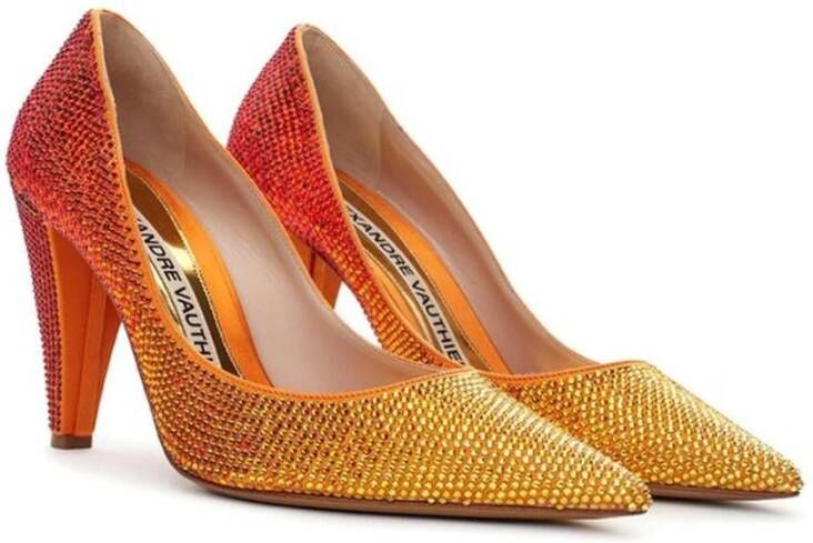 Alexandre Vauthier Bicolor Leren Pump Stiletto Hak Multicolor Dames